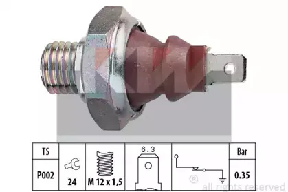 500 026 KW Датчик давления масла