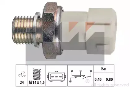 500 070 KW Датчик давления масла