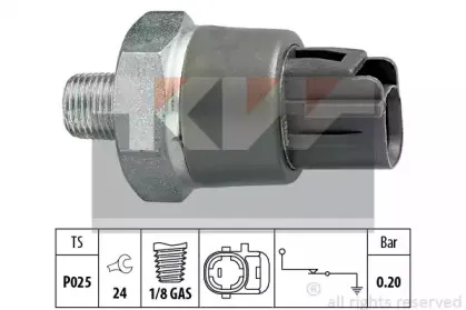500 114 KW Датчик давления масла