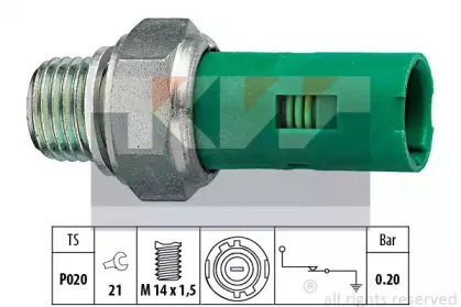 500 131 KW Датчик давления масла
