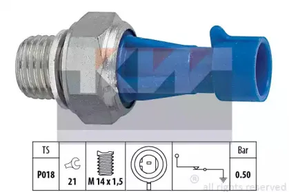 500 143 KW Датчик давления масла