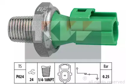 500 146 KW Датчик давления масла