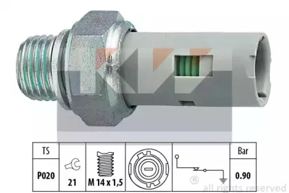 500 153 KW Датчик давления масла
