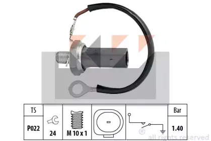500 159 KW Датчик давления масла