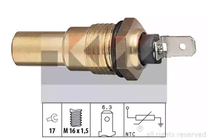 530 035 KW Датчик, температура охлаждающей жидкости