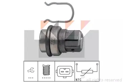530 086 KW Датчик, температура охлаждающей жидкости