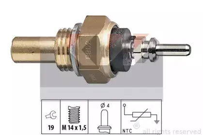 530 088 KW Датчик, температура охлаждающей жидкости
