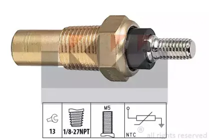 530 124 KW Датчик, температура охлаждающей жидкости