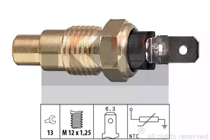 530 159 KW Датчик, температура охлаждающей жидкости