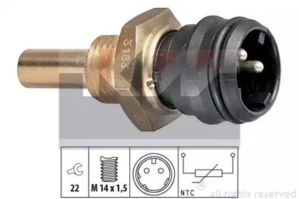 530 183 KW Датчик, температура охлаждающей жидкости