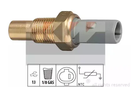 530 184 KW Датчик, температура охлаждающей жидкости