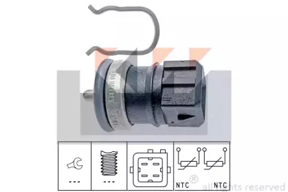 530 251 KW Датчик, температура охлаждающей жидкости
