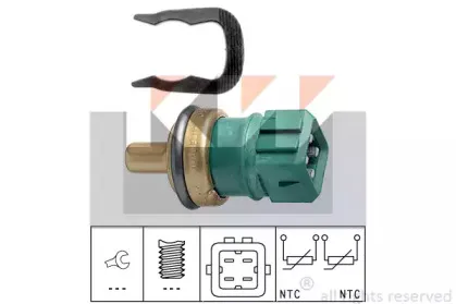 530 260 KW Датчик, температура охлаждающей жидкости