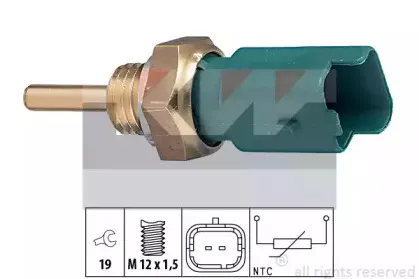530 261 KW Датчик, температура охлаждающей жидкости