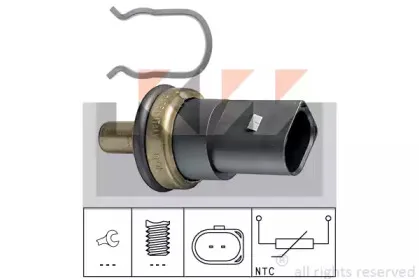 530 278 KW Датчик, температура охлаждающей жидкости