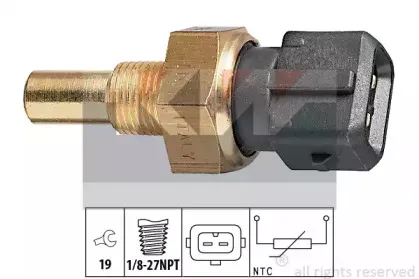 530 283 KW Датчик, температура охлаждающей жидкости