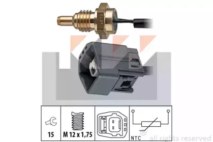 530 295 KW Датчик, температура охлаждающей жидкости