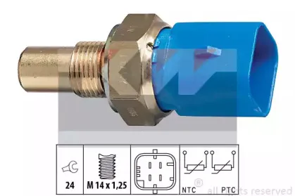 530 320 KW Датчик, температура охлаждающей жидкости