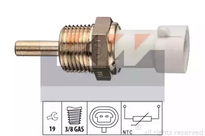 530 335 KW Датчик, температура охлаждающей жидкости