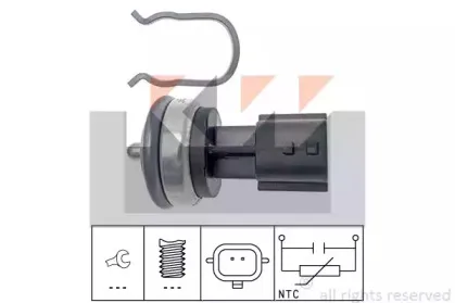 530 337 KW Датчик, температура охлаждающей жидкости