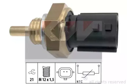 530 341 KW Датчик, температура охлаждающей жидкости