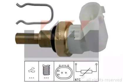 530 360 KW Датчик, температура охлаждающей жидкости