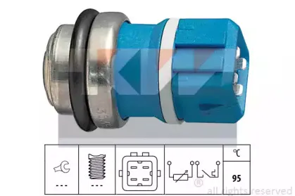 530 535 KW Датчик, температура охлаждающей жидкости