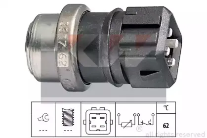 530 537 KW Датчик, температура охлаждающей жидкости