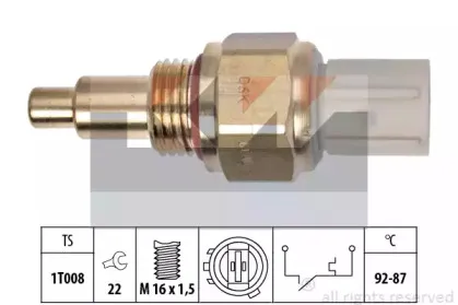 550 050 KW Термовыключатель, вентилятор радиатора