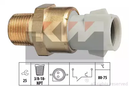550 052 KW Термовыключатель, вентилятор радиатора
