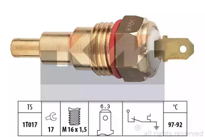 550 069 KW Термовыключатель, вентилятор радиатора
