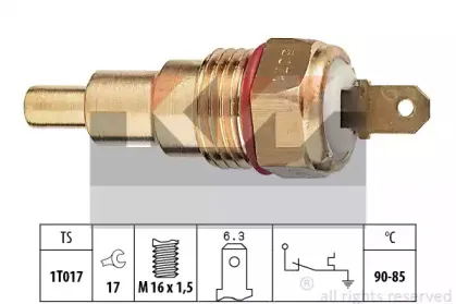 550 071 KW Термовыключатель, вентилятор радиатора