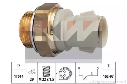 550 137 KW Термовыключатель, вентилятор радиатора