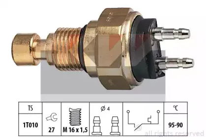 550 139 KW Термовыключатель, вентилятор радиатора