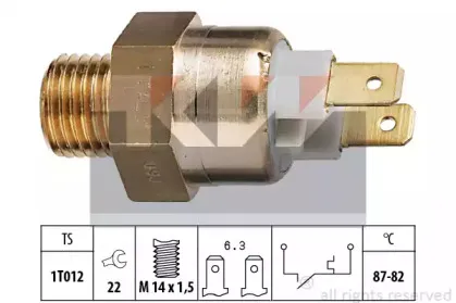 550 146 KW Термовыключатель, вентилятор радиатора