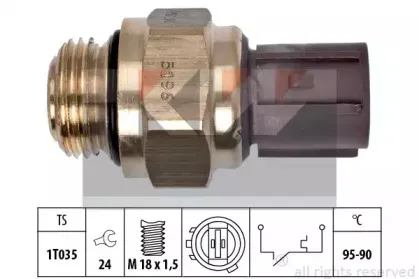 550 196 KW Термовыключатель, вентилятор радиатора