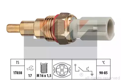 550 205 KW Термовыключатель, вентилятор радиатора