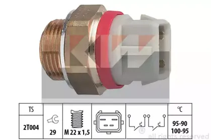 550 682 KW Термовыключатель, вентилятор радиатора