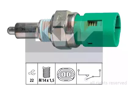 560 096 KW Выключатель, фара заднего хода