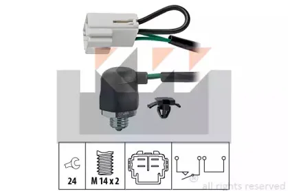 560 144 KW Выключатель, фара заднего хода
