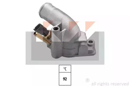 580 350 KW Термостат, охлаждающая жидкость