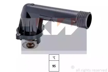 580 428 KW Термостат, охлаждающая жидкость