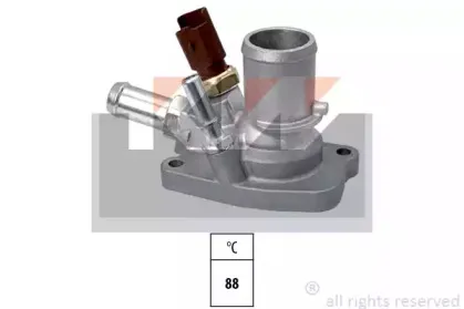 580 672 KW Термостат, охлаждающая жидкость