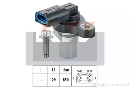 453 309 KW Датчик частоты вращения, автоматическая коробка передач