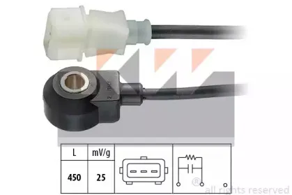 457 023 KW Датчик детонации