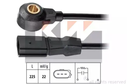 457 045 KW Датчик детонации