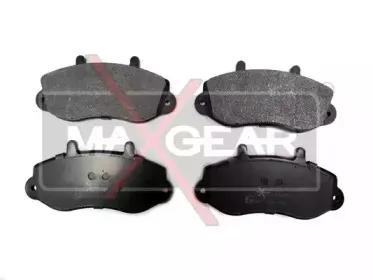 19-0587 MAXGEAR Комплект тормозных колодок, дисковый тормоз