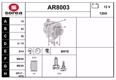 snra-ar8003