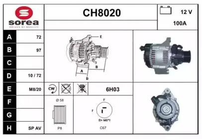 snra-ch8020