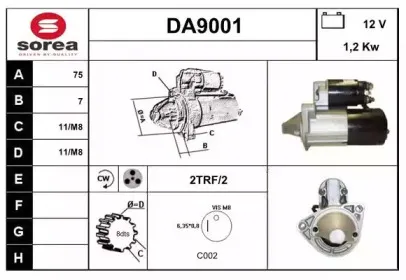 snra-da9001